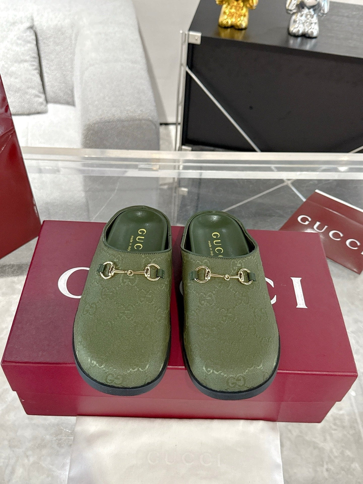 GC 25 Horsebit Mule Monogram Canvas