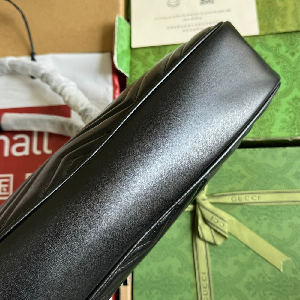 Gi marmont medium top handle 35cm calfskin gold hardware