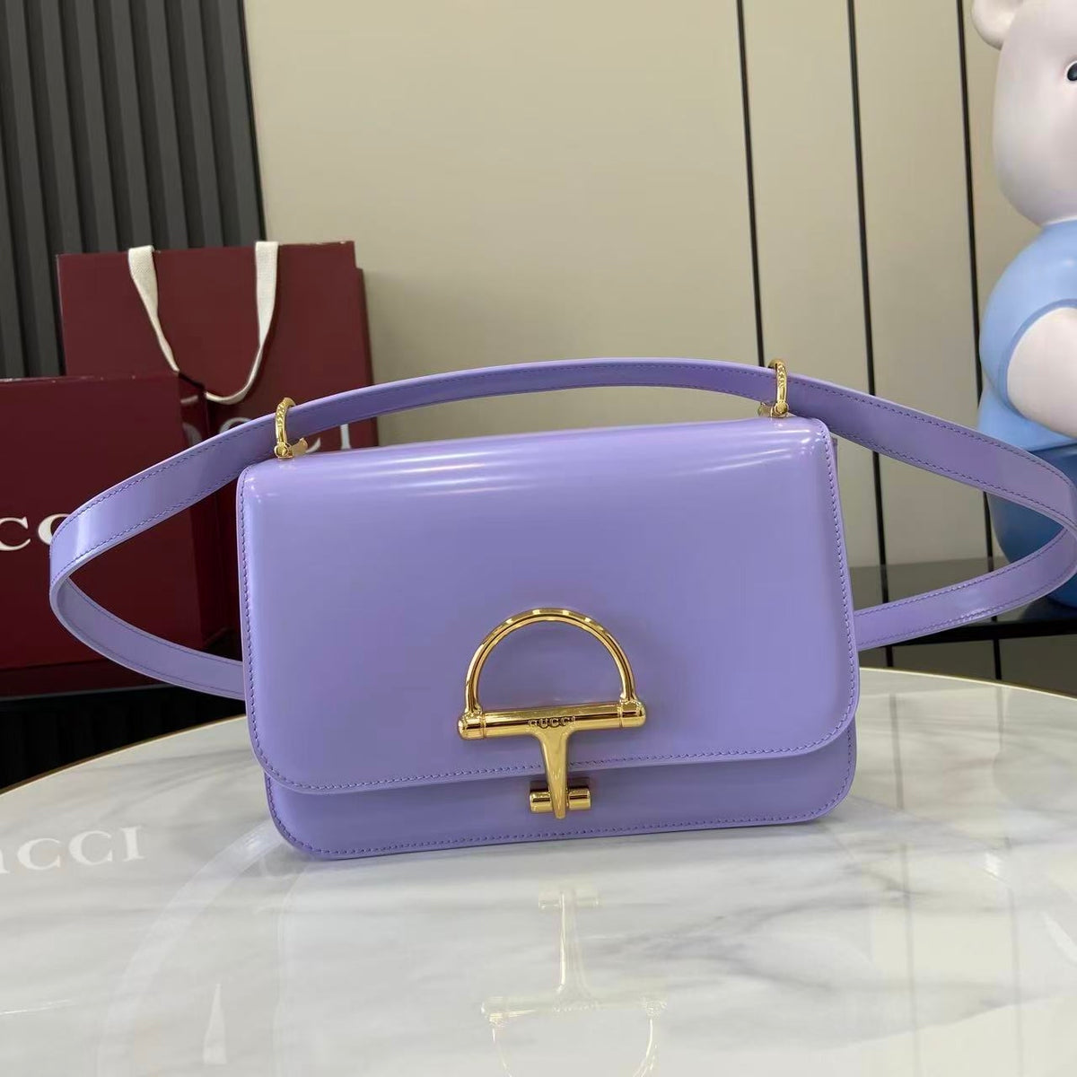 Gi 25 Siena Bag 22.5cm Gold & Leather