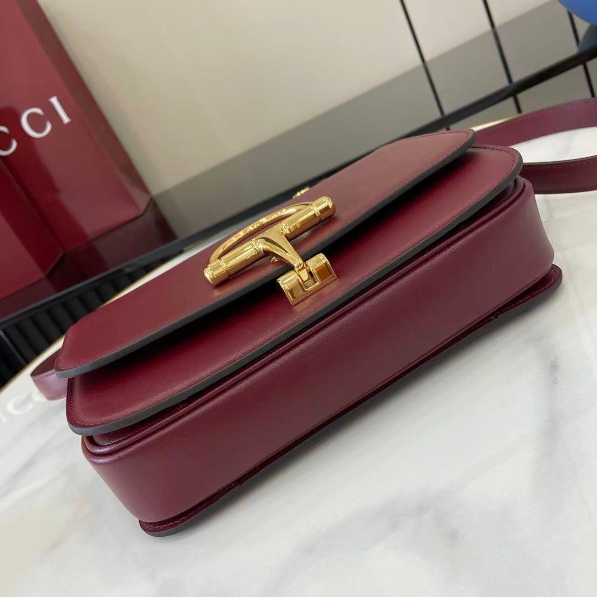 Gi 25 Siena Bag 22.5cm Gold & Leather