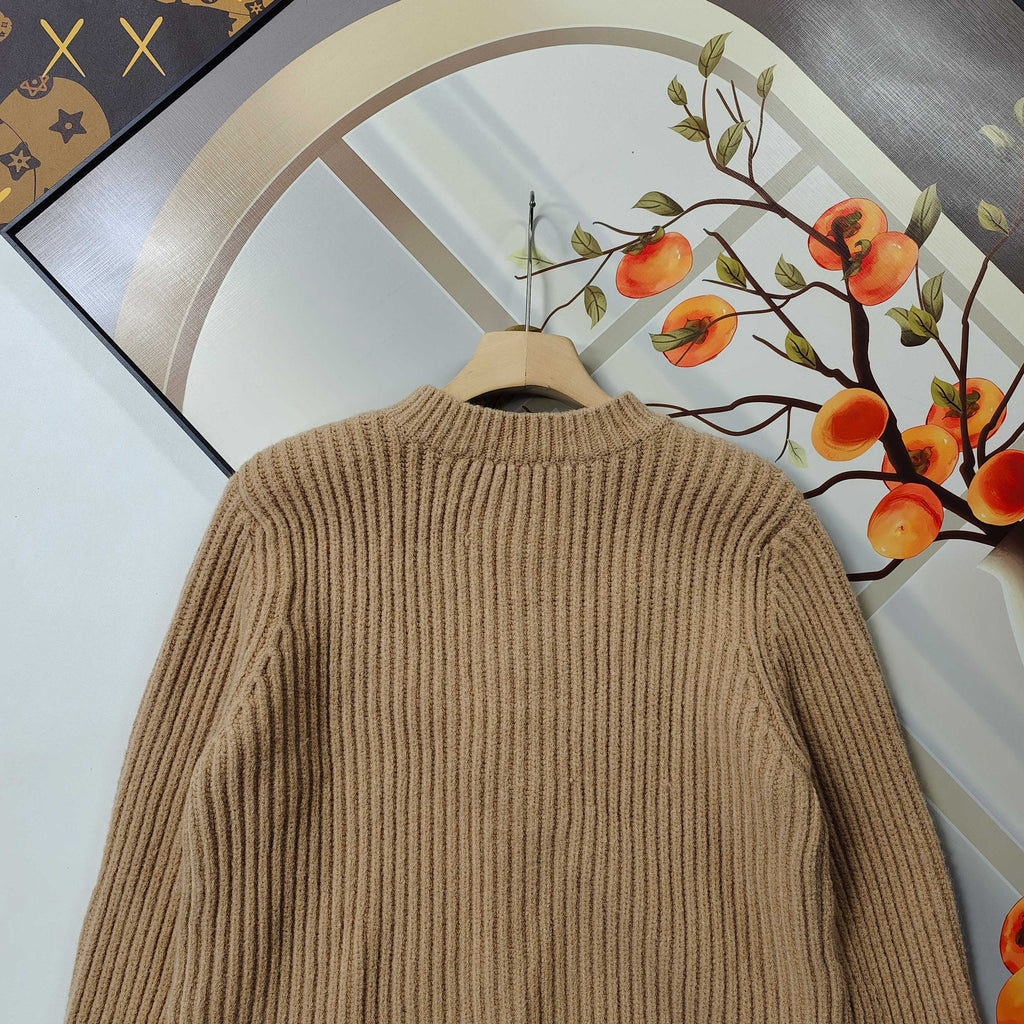 PD Chunky Needle Embroidery Wool Cardigan 1825102013