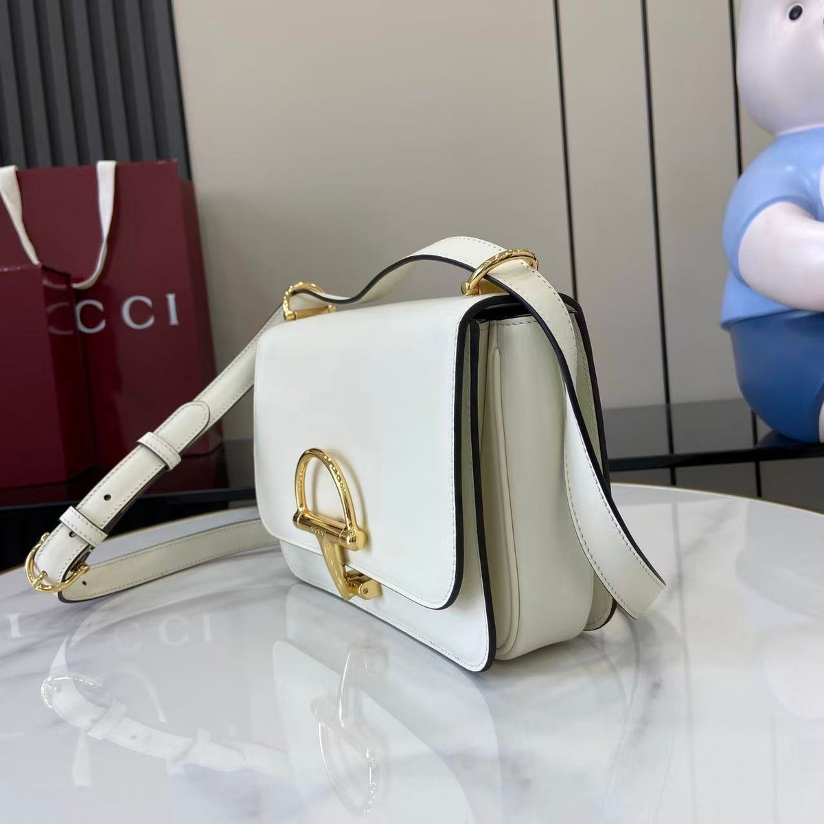 Gi 25 Siena Bag 22.5cm Gold & Leather