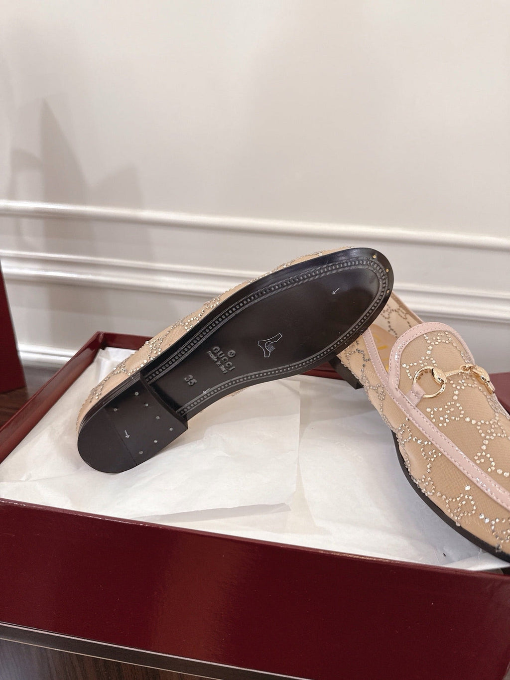 Gi Jordaan Loafer Mesh With Crystal