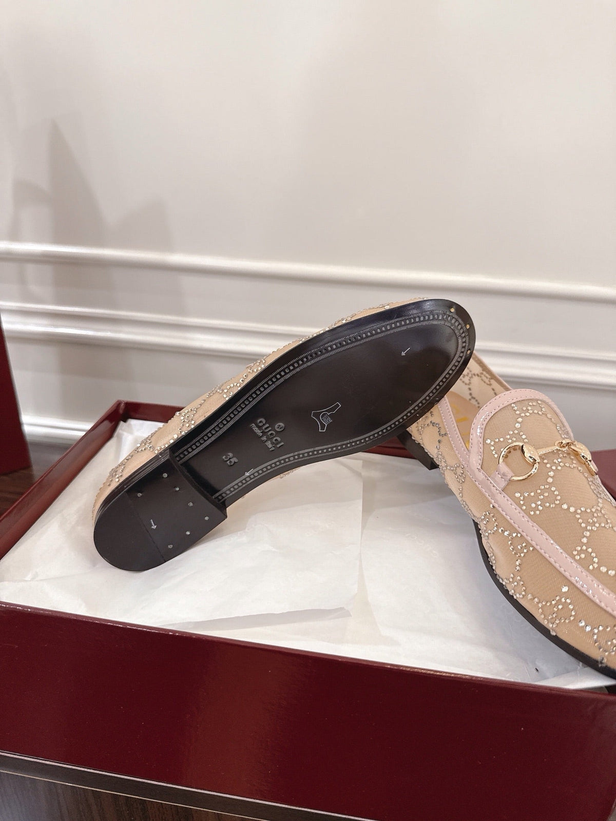Gi Jordaan Loafer Mesh With Crystal