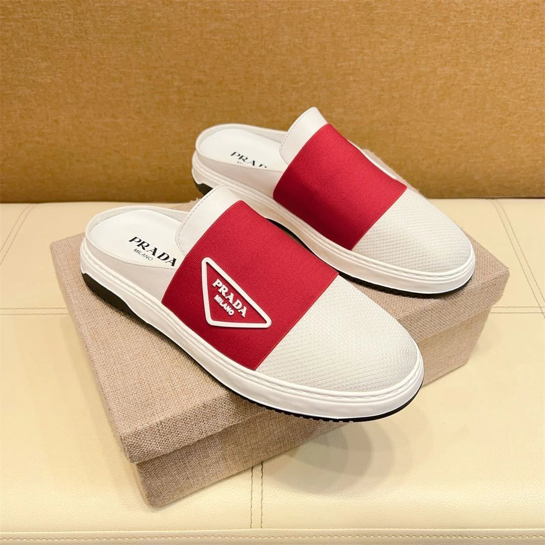New Breathable Sneakers All-match Slip-on Leather White Shoes 1024080204