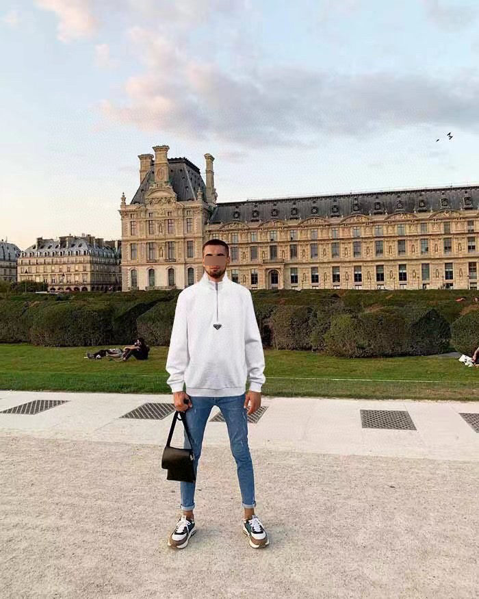 PR Half zip sweatshirt 1824091106