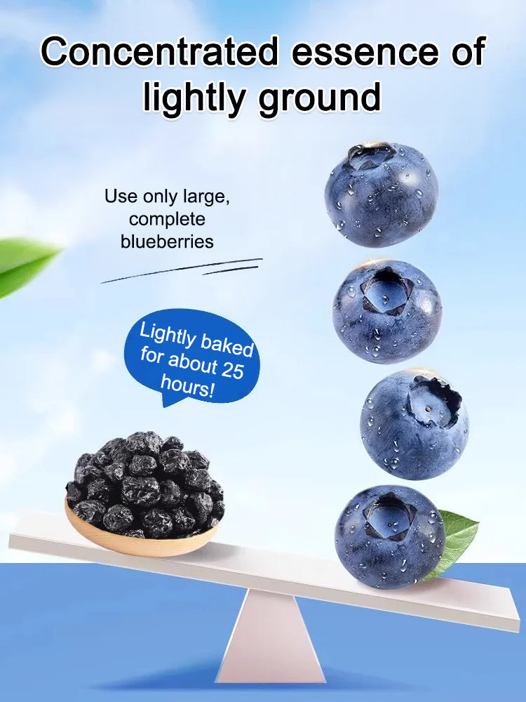 🔥【Premium Sugar-Free Blueberry Dried Fruit】Revitalize Your Vision and Health with Pure Chilean Blueberries!