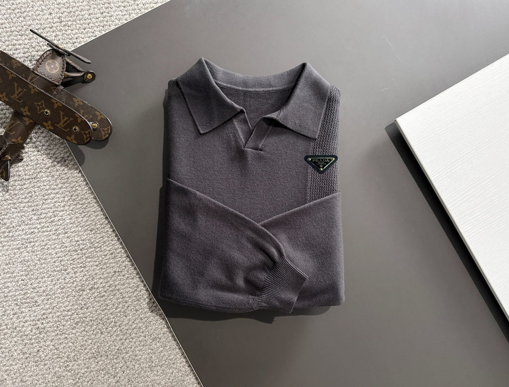 PR Lapel sweater 1824091114