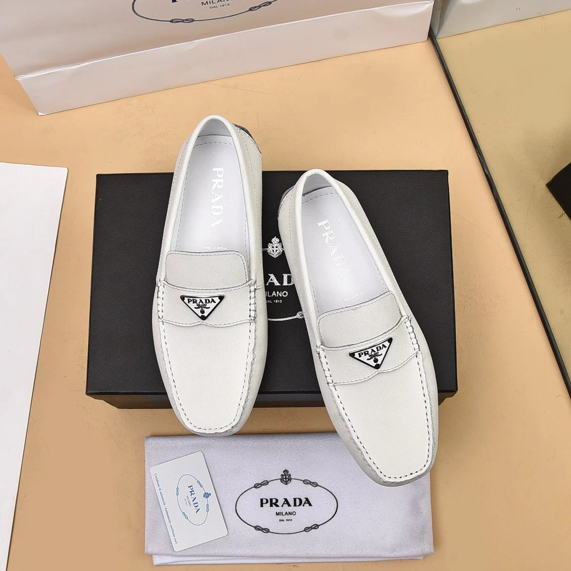 New men's casual leather shoes 1024041733