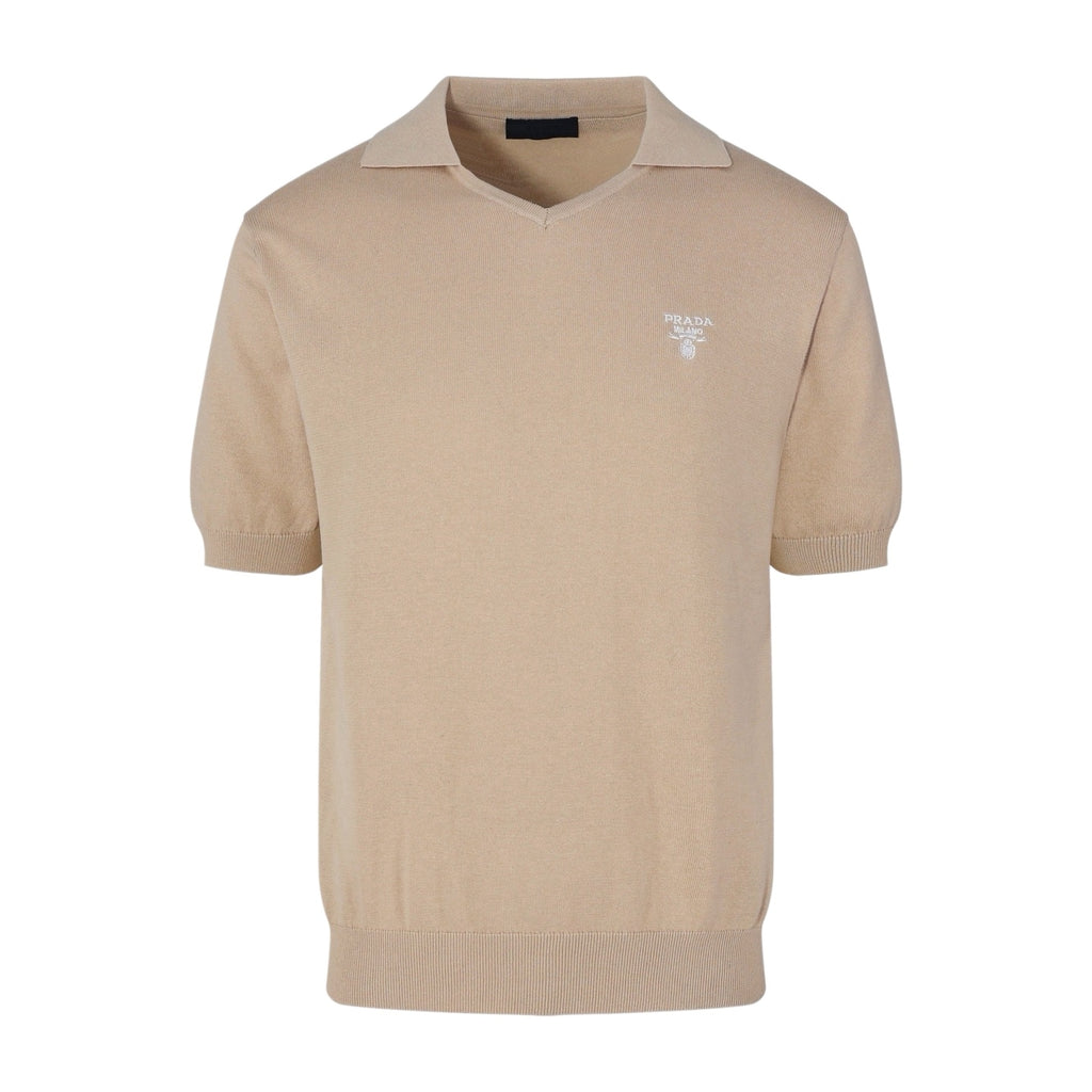 PR (Embroidered letter logo) Knitwear Polo Shirt 1826051406