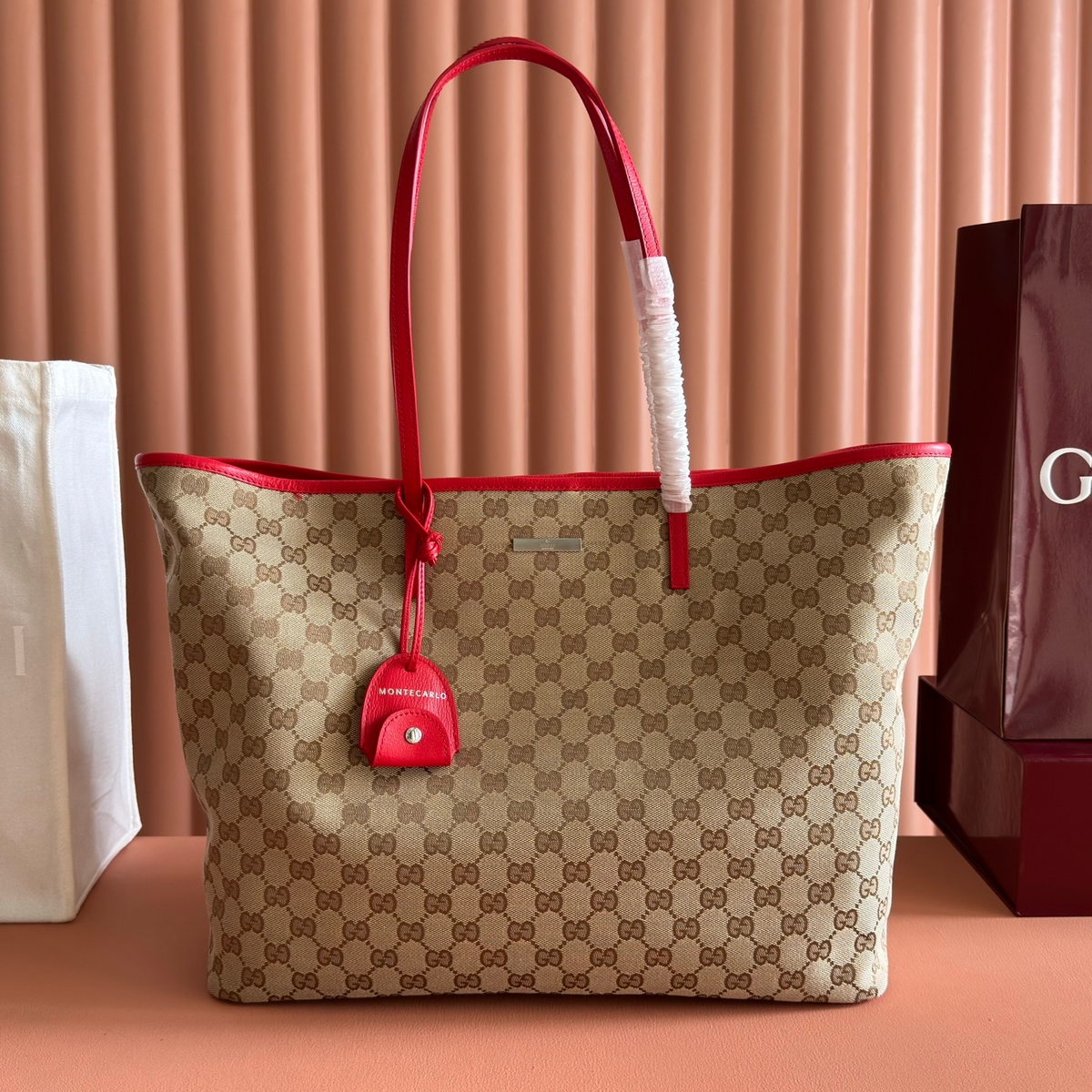 Gi Tribeca Large Tote Bag Canvas Cowhide 38 cm