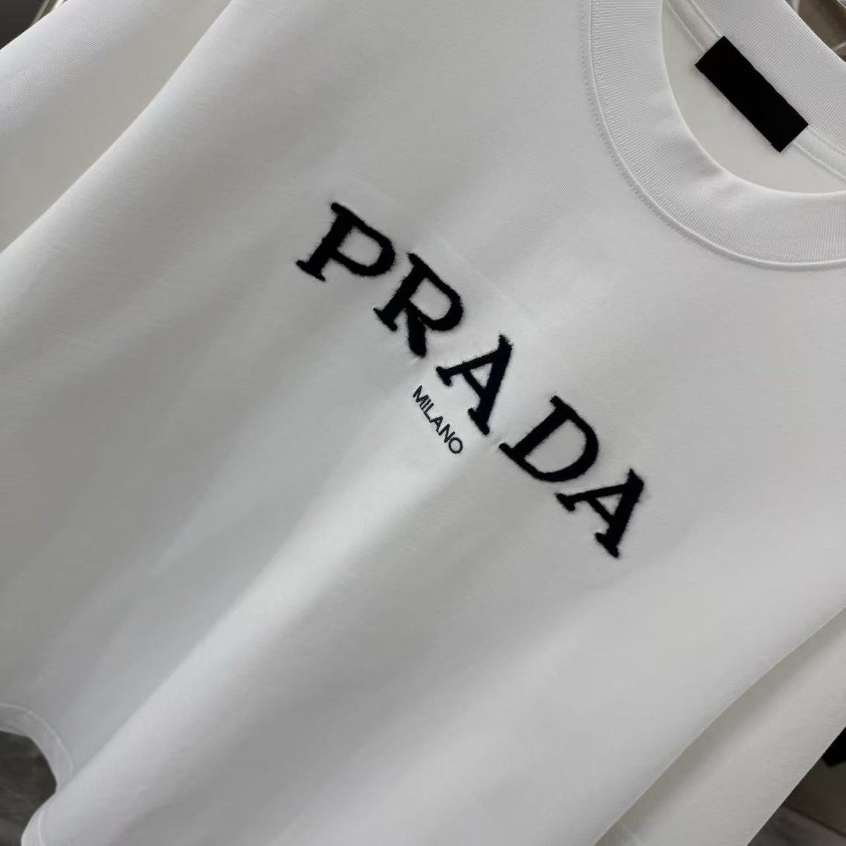 PR Cotton embroidery couple T-shirt 1825052021