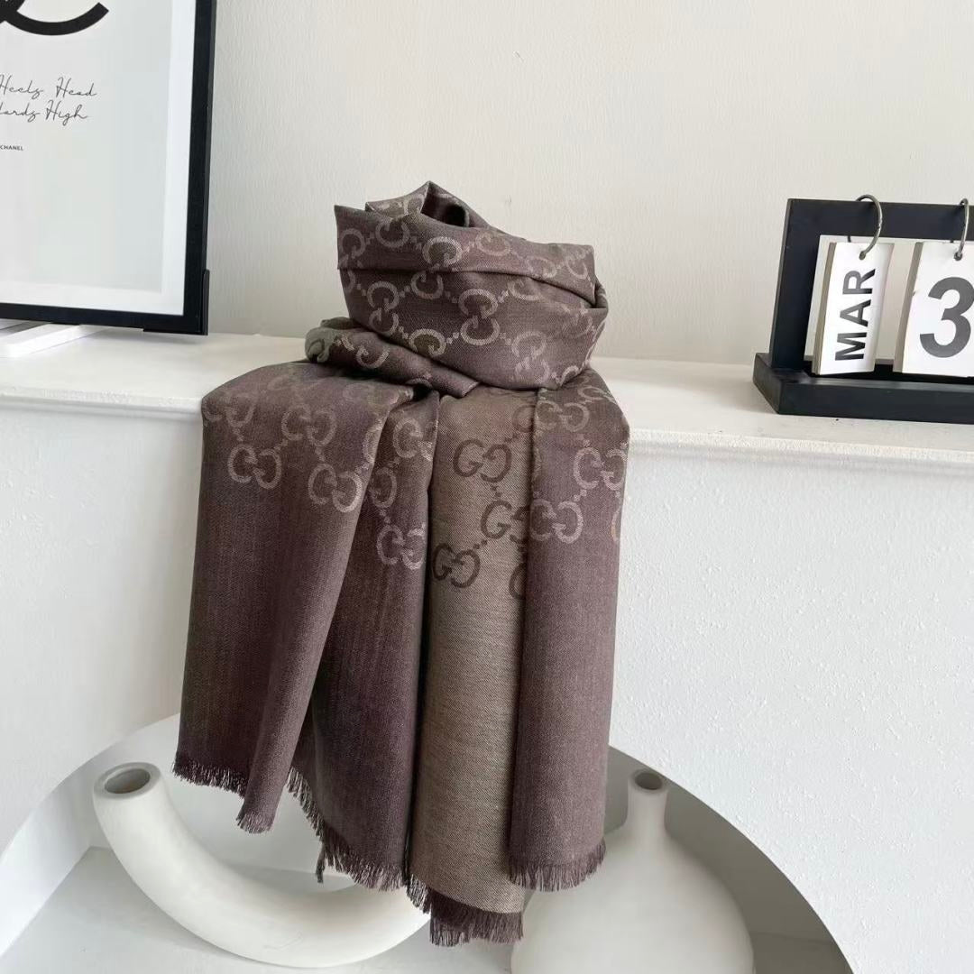 Gi Houndstooth Scarf 180CM Cashmere