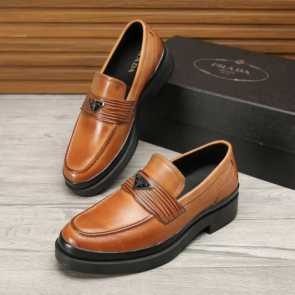 Men's Fashion Casual Leather Shoes 1025042216