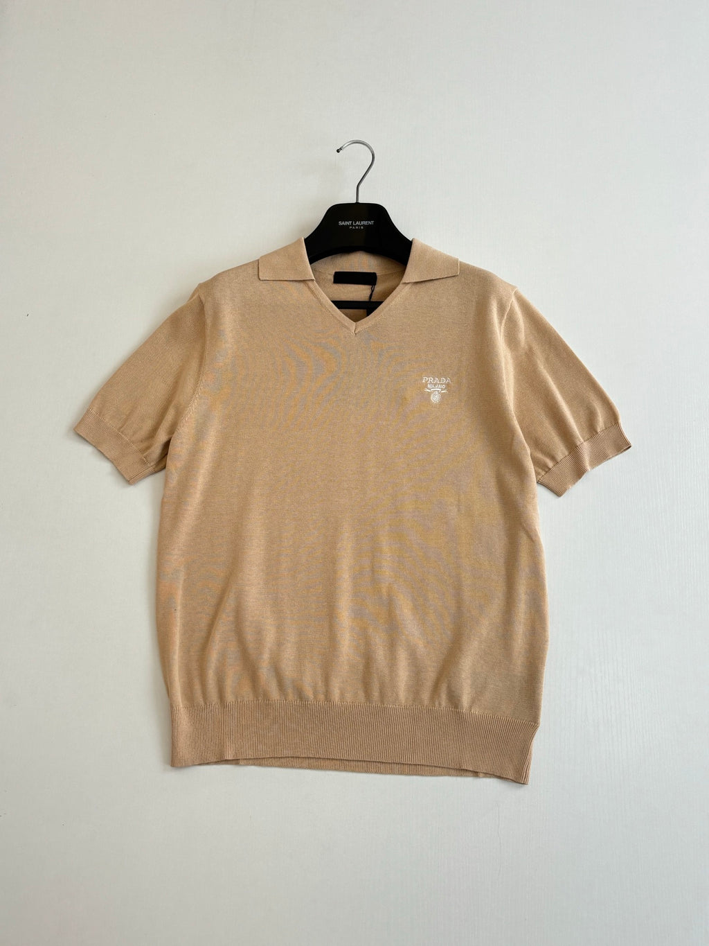 PR (Embroidered letter logo) Knitwear Polo Shirt 1826051406