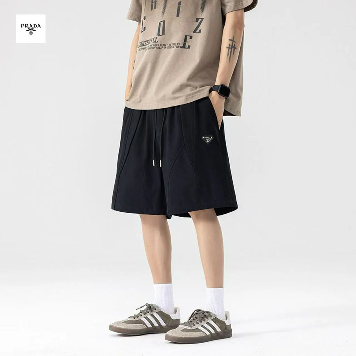 Patchwork Outdoor Work Shorts 1026042707