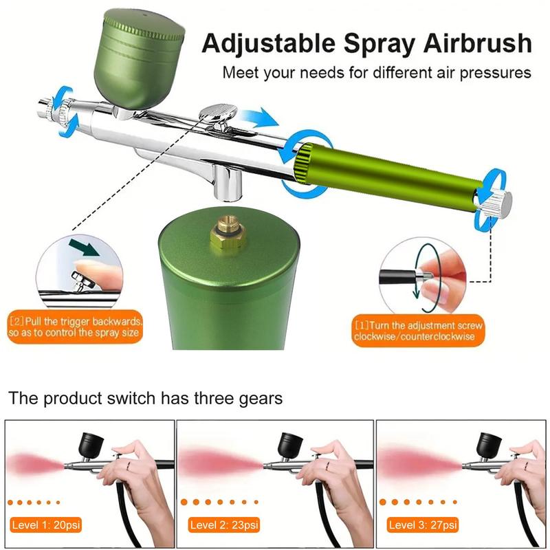 Electric Airbrush Kit with Compressor