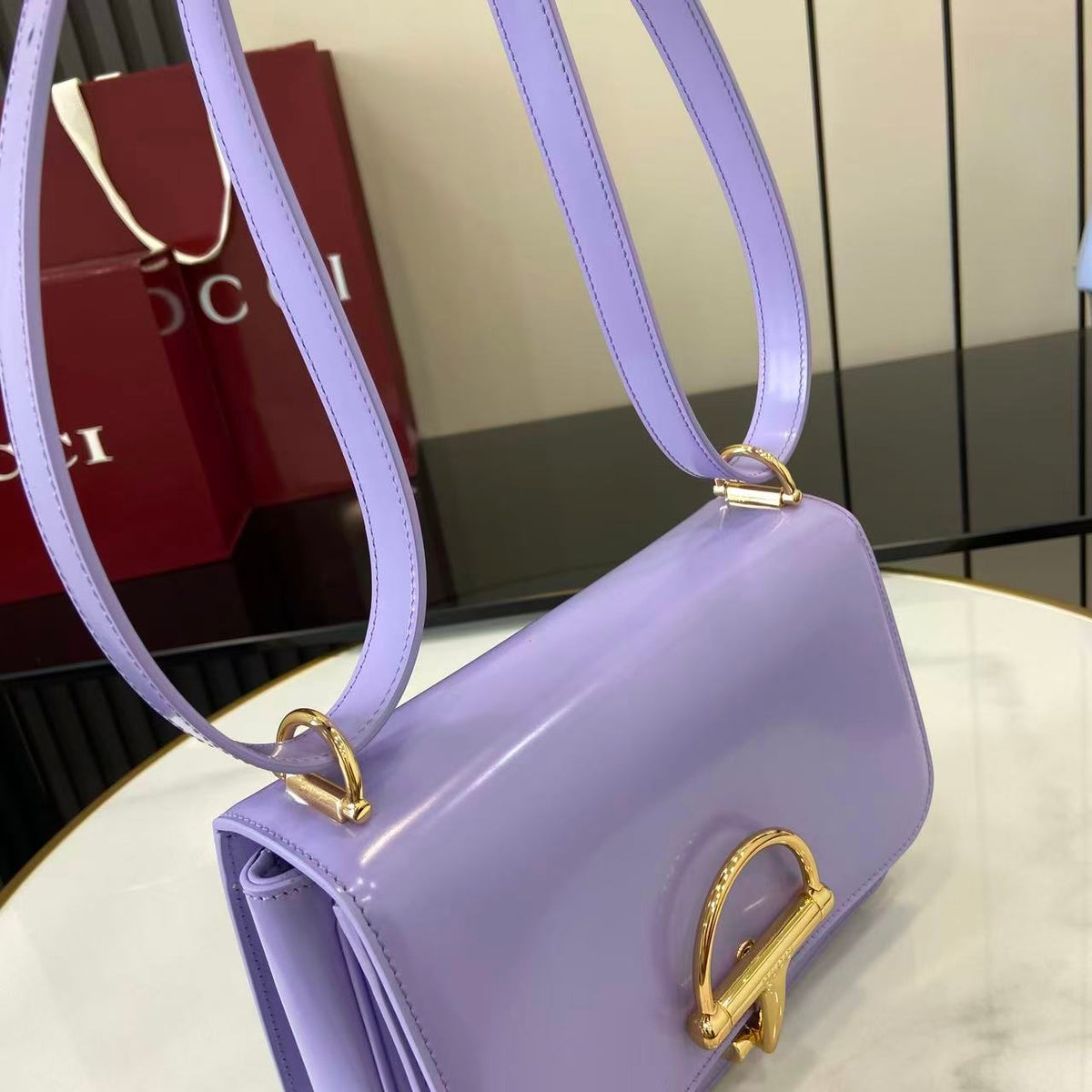 Gi 25 Siena Bag 22.5cm Gold & Leather