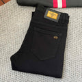 Men's straight through casual jeans 1025011614