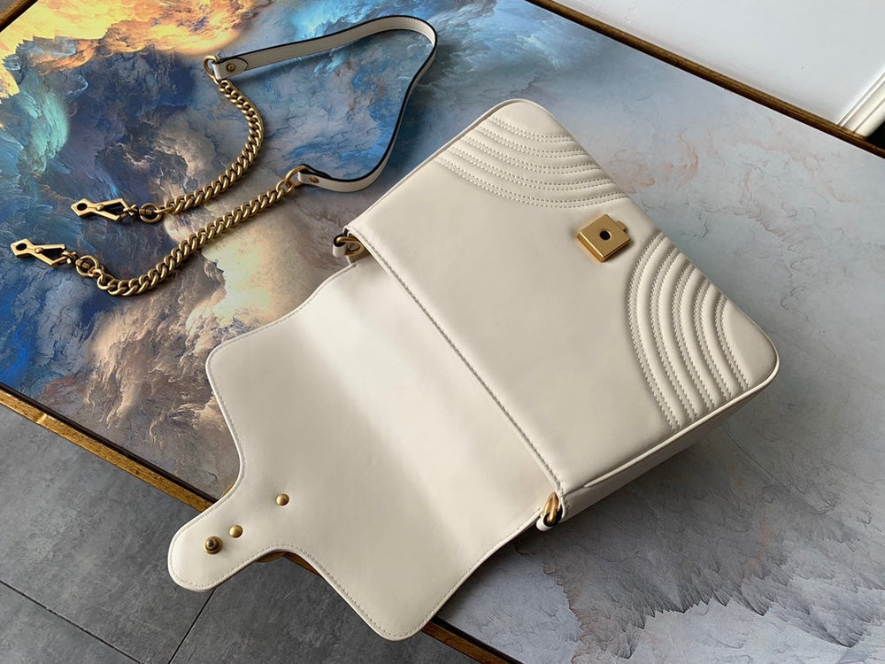 Gi Marmont 26.5cm Calfskin Gold Hardware