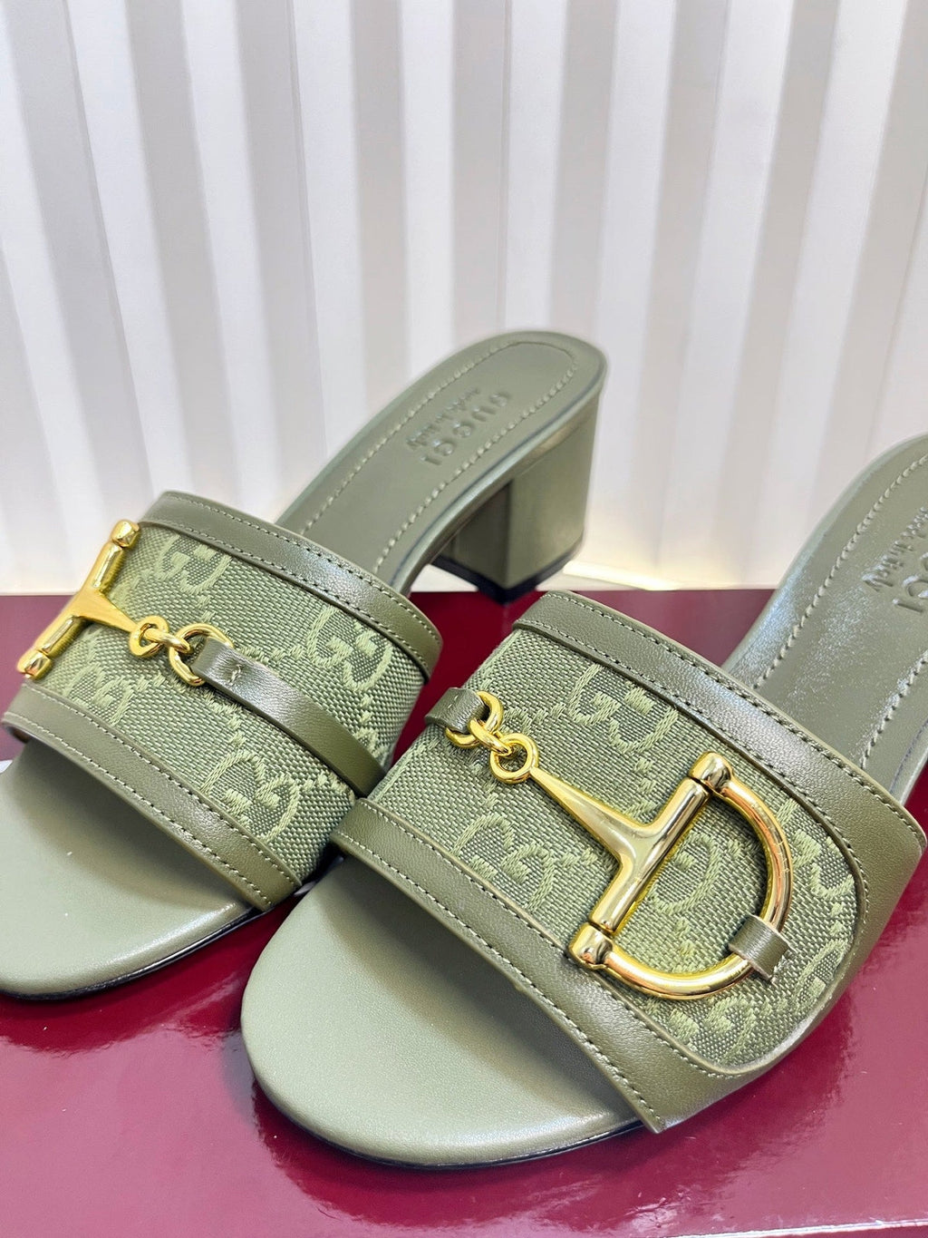 Gi 25 Horsebit GG 50mm Sandals Canvas