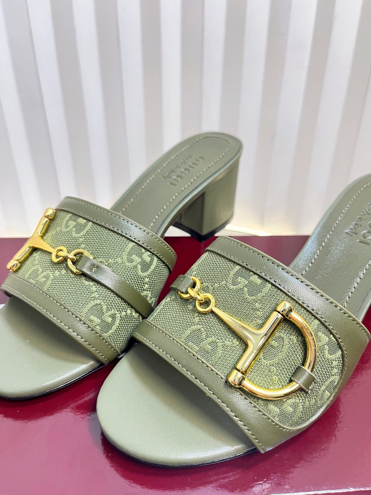 Gi 25 Horsebit GG 50mm Sandals Canvas