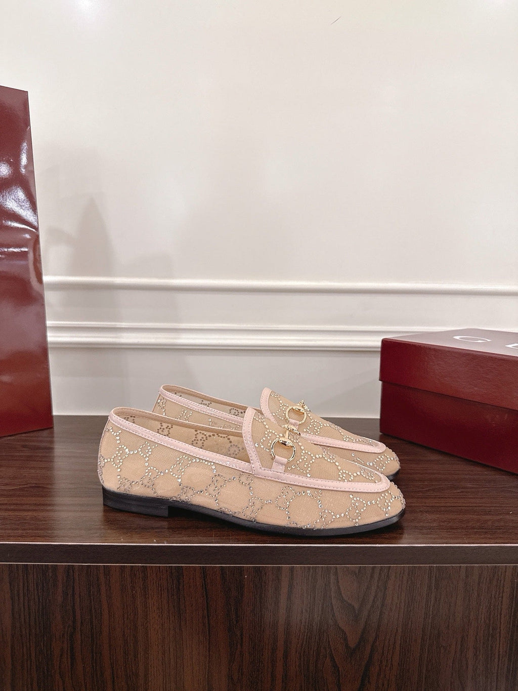 Gi Jordaan Loafer Mesh With Crystal