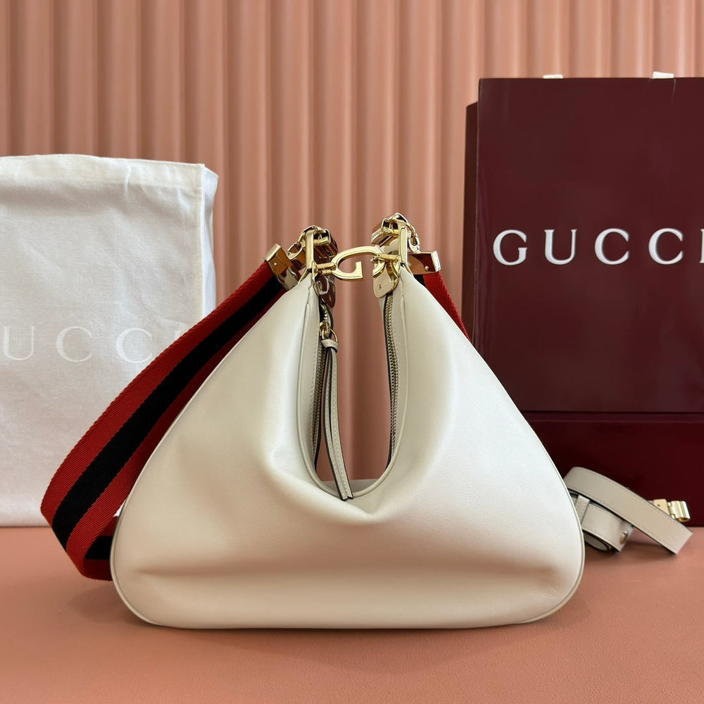 Gi Attache Large Shoulder Bag 35cm Leather