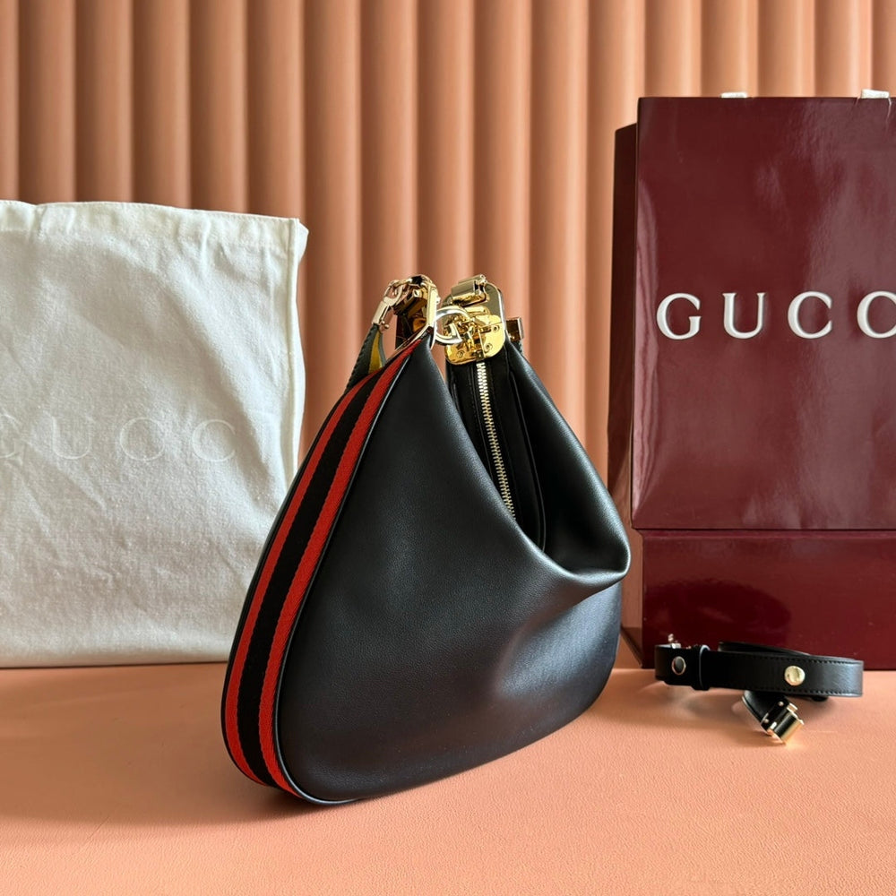 Gi Attache Large Shoulder Bag 35cm Leather