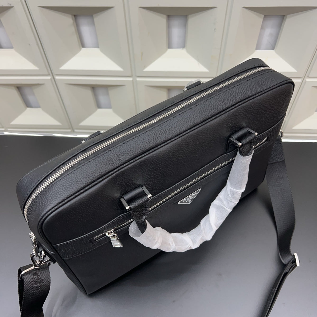 PR leather briefcase 1825111310