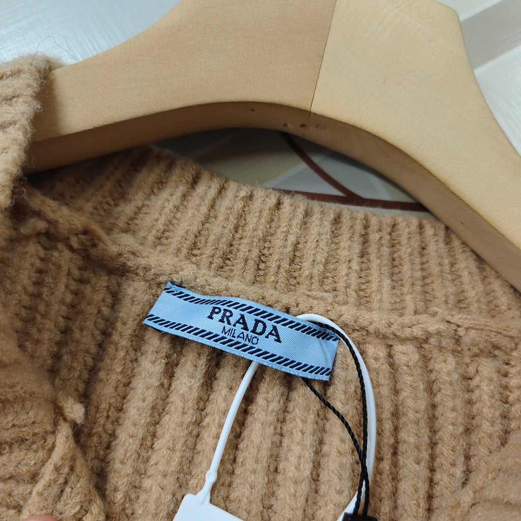 PD Chunky Needle Embroidery Wool Cardigan 1825102013