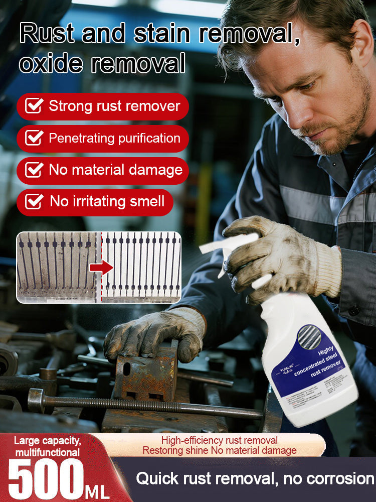 🔥【Quick Rust Removal】Powerful Steel Rust Remover