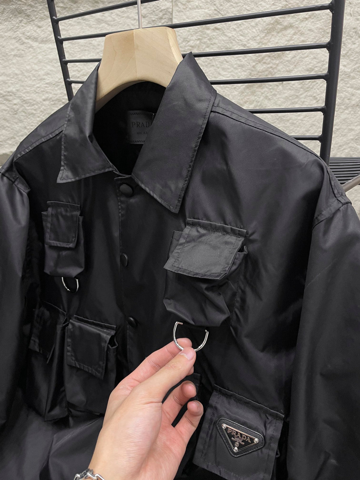 PRD 24SS Multi-Pocket Nylon Cargo Jacket 1824091808