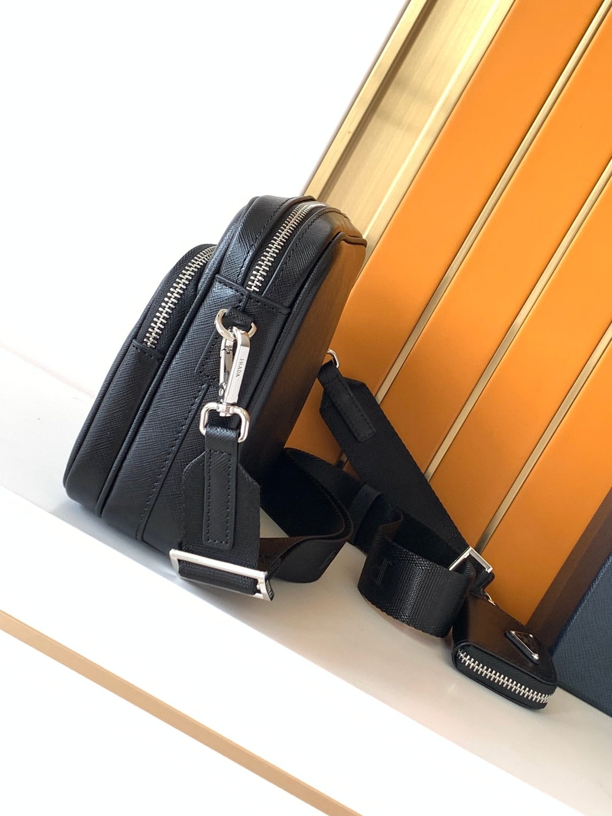 PRA Single-shoulder crossbody double-layer messenger bag 1826091108