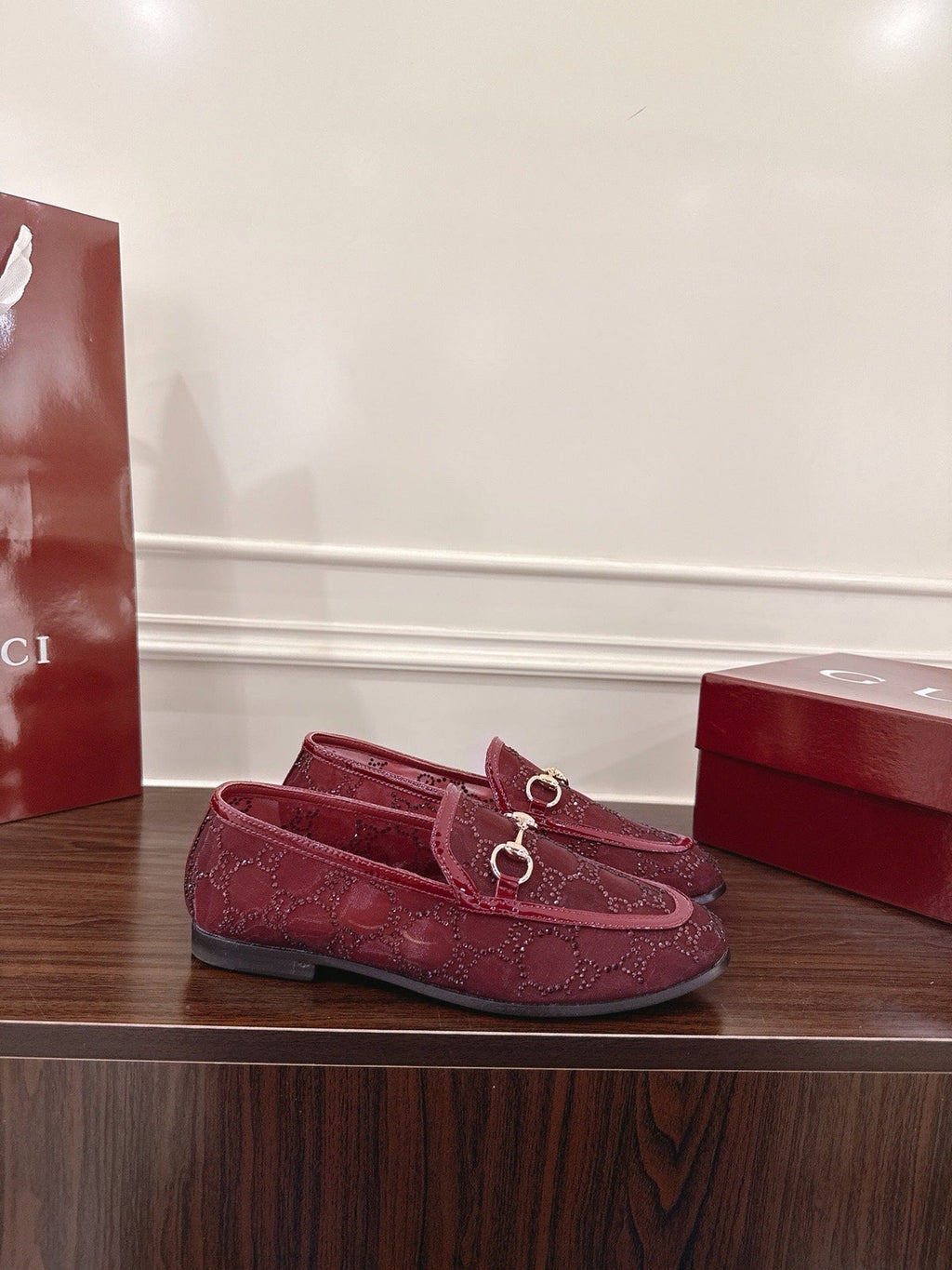 Gi Jordaan Loafer Mesh With Crystal
