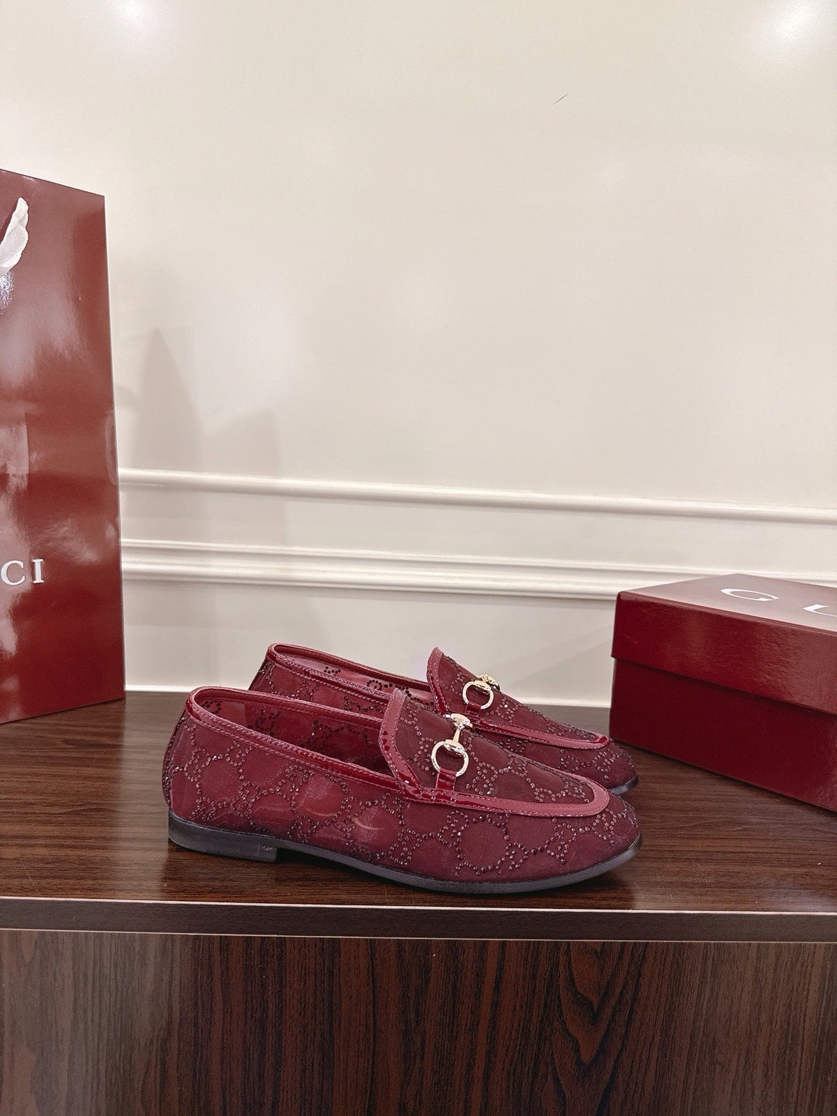 Gi Jordaan Loafer Mesh With Crystal
