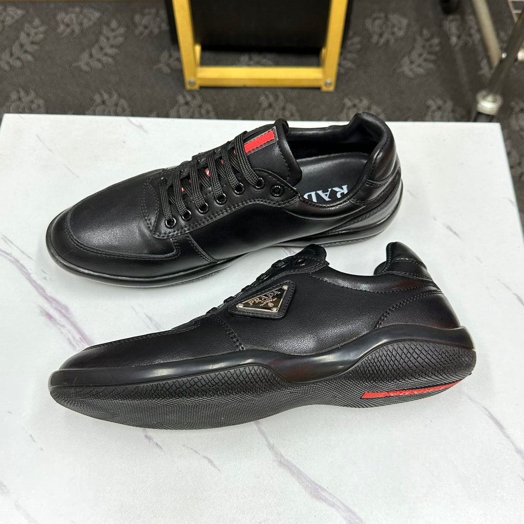 PR Leather lace-up sneakers 1824101301