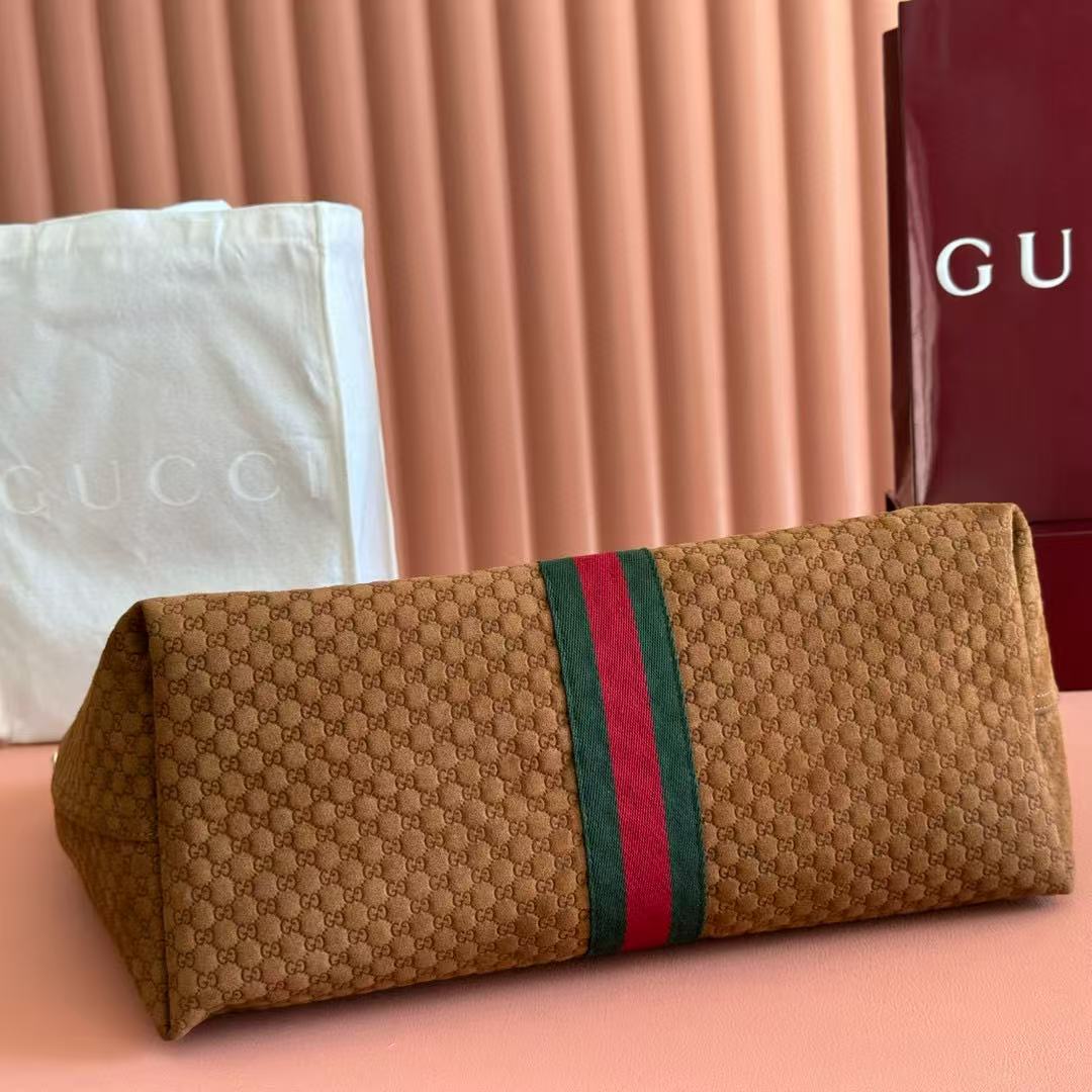 Gi Giglio Large Tote Bag Suede 60 cm