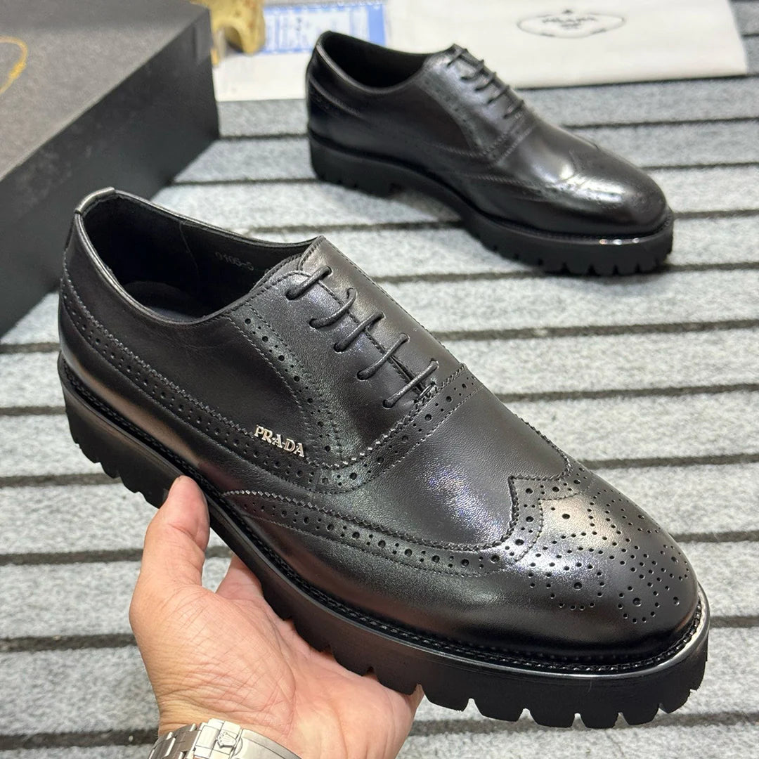New men's casual leather shoes 1024041737