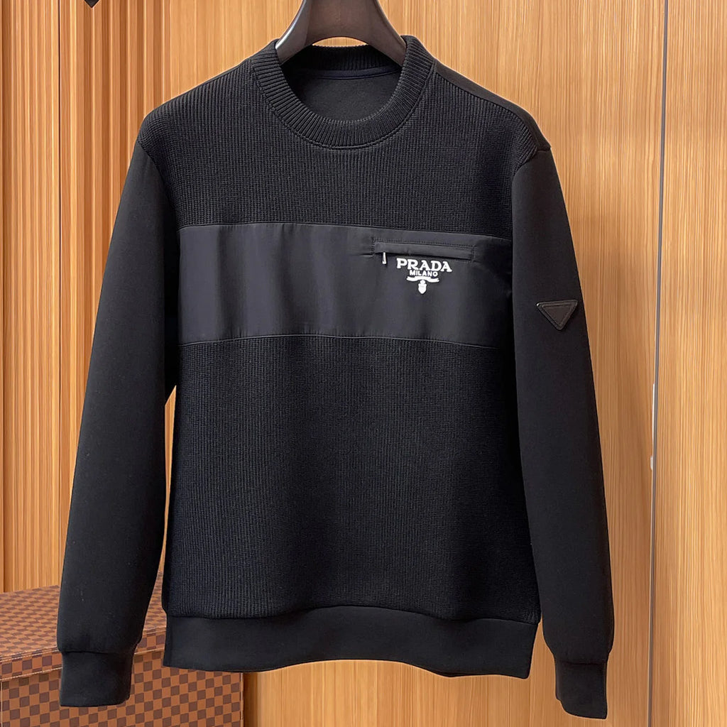 New Pullover Knit Sweatshirt 1025101330