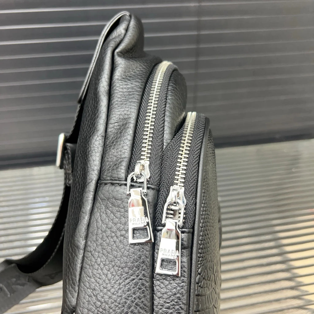 Crocodile Print Men's Crossbody Shoulder Bag 1025040302