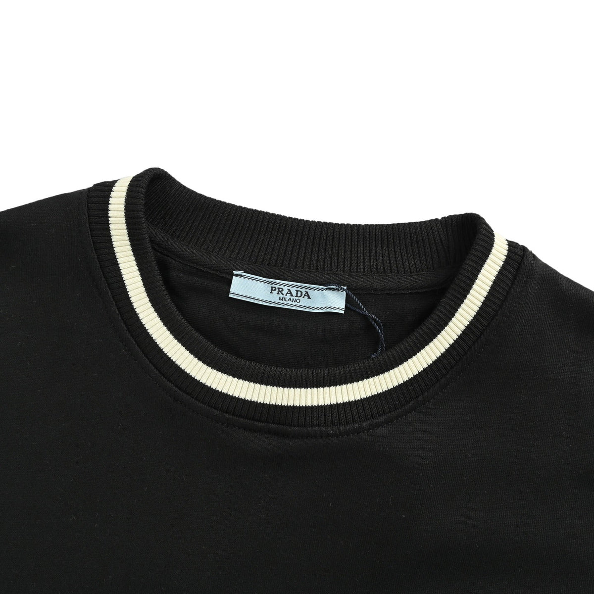 Color-blocked embroidered crewneck sweatshirt 1426011207