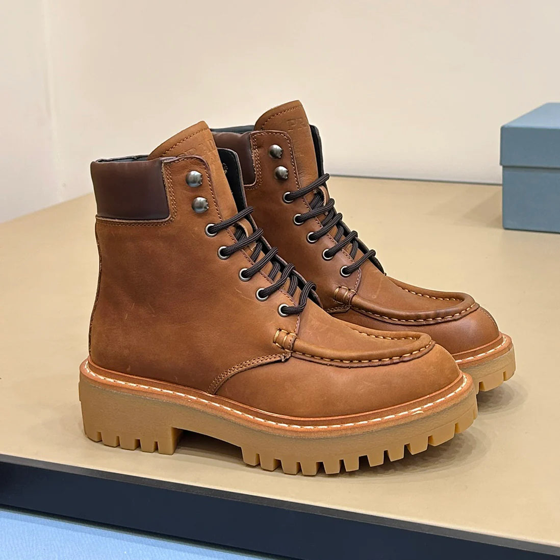 New PR Men's Genuine Leather Short Boots 1025103123