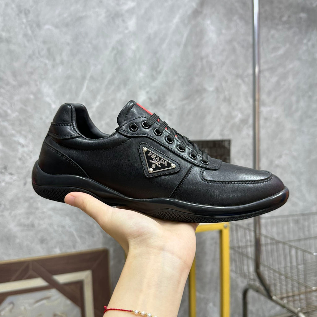 PR Leather lace-up sneakers 1824101301