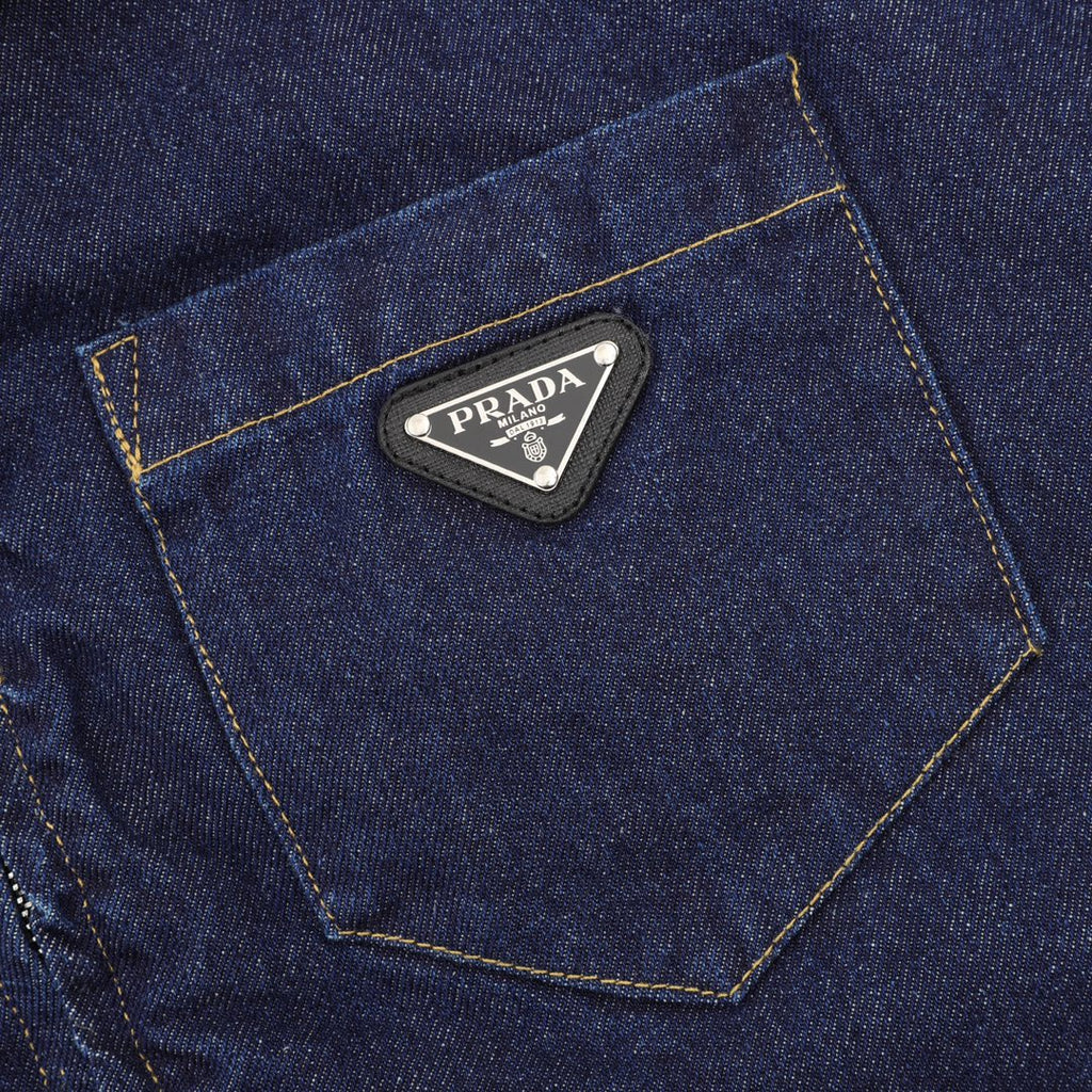 PR Denim lapel jacket 1824102506