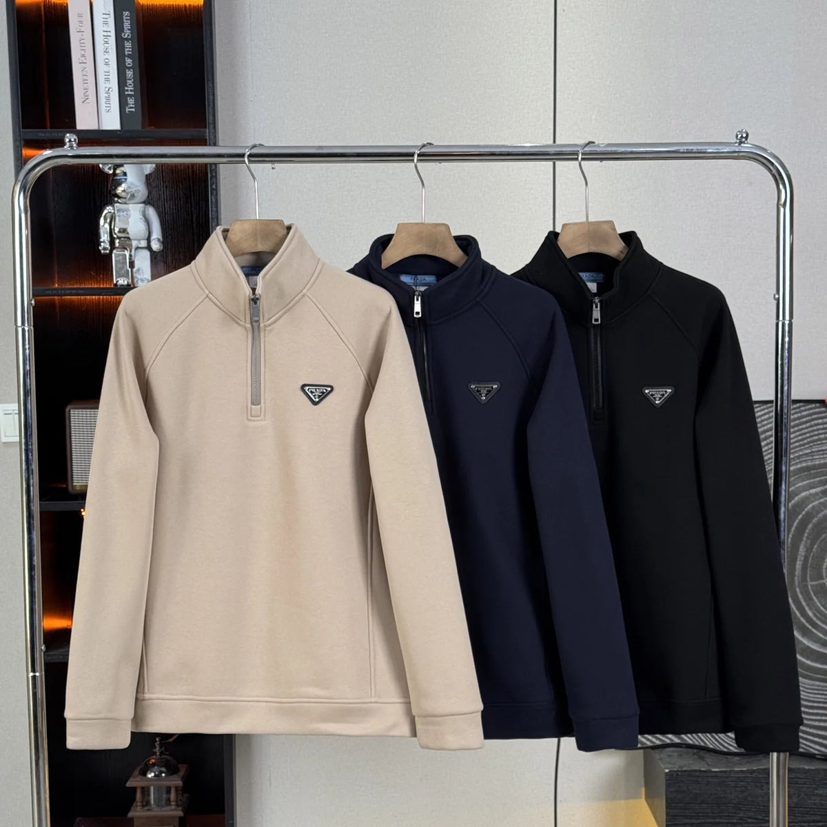 New winter style half-zip pullover sweatshirt 1426011205