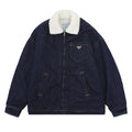 PR Denim lapel jacket 1824102506