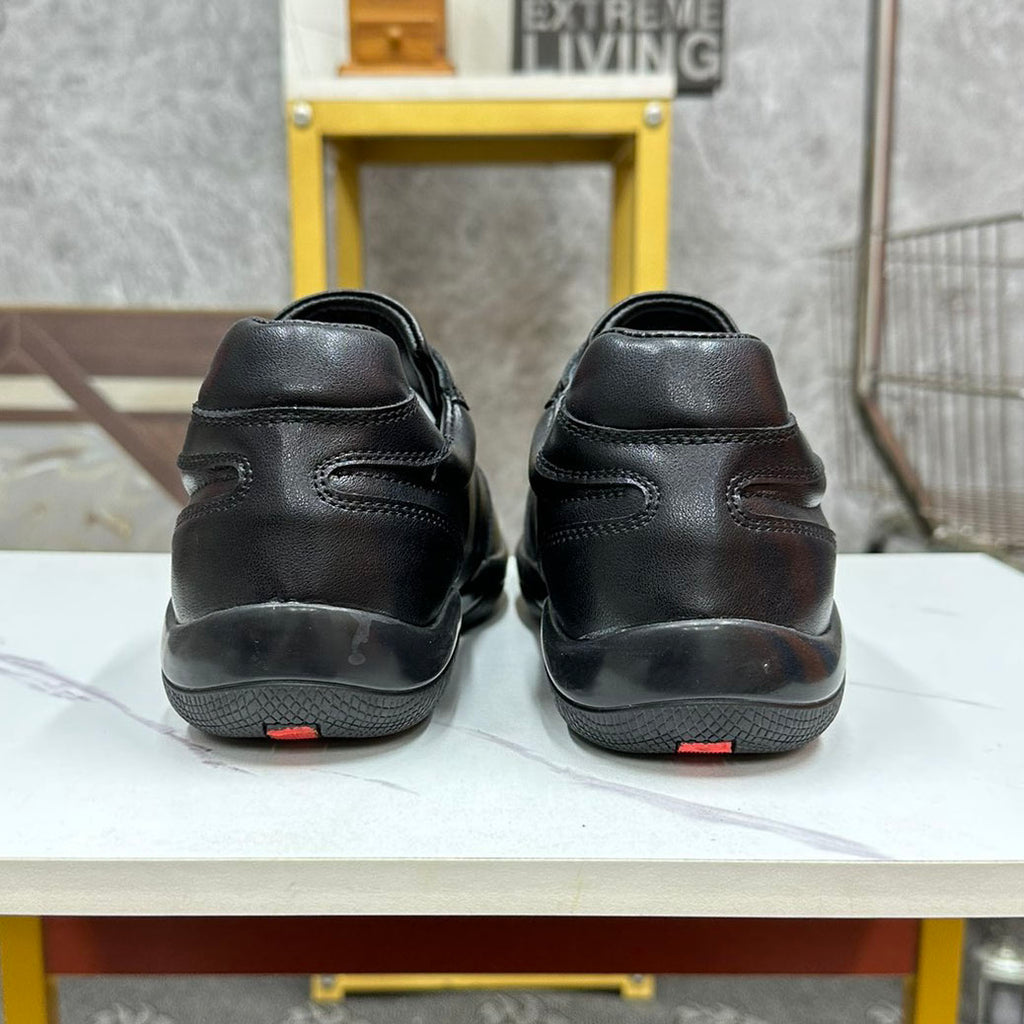 PR Leather lace-up sneakers 1824101301