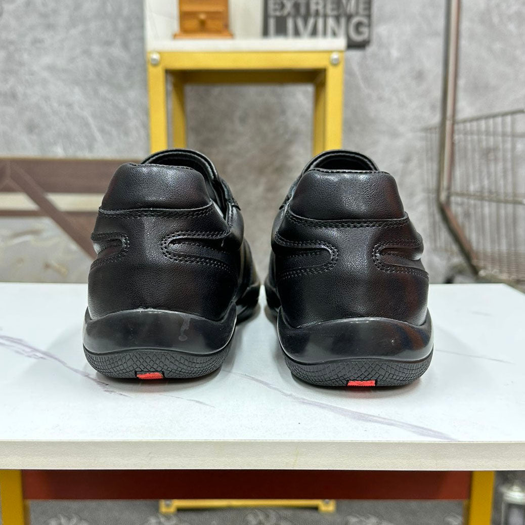PR Leather lace-up sneakers 1824101301