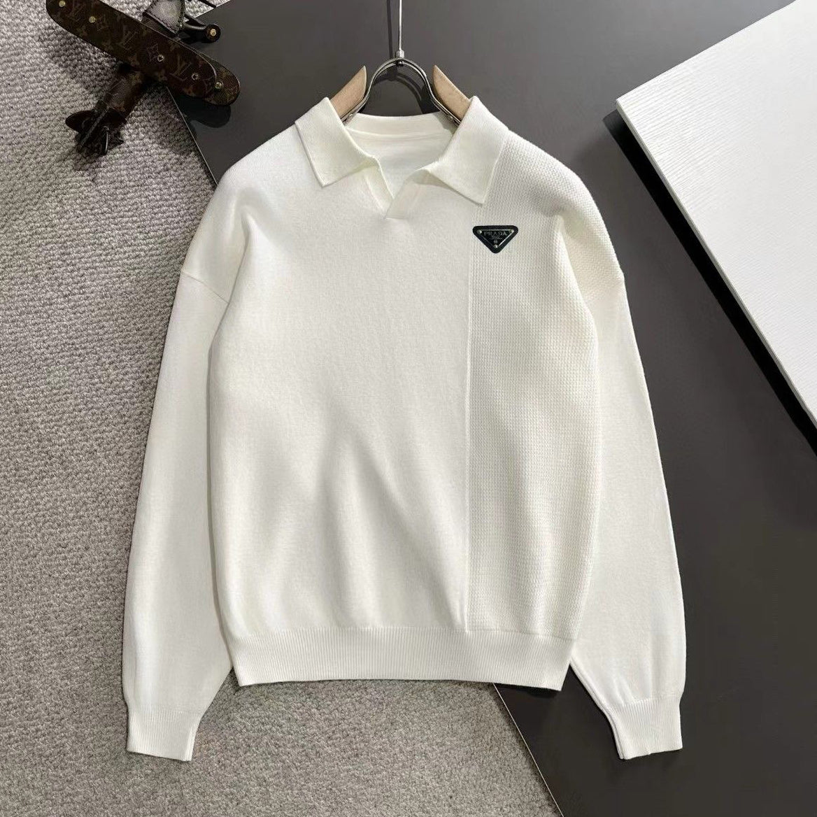 PR Lapel sweater 1824091114
